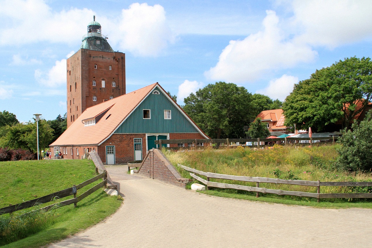 Leuchtturm der Nordseeinsel Neuwerk