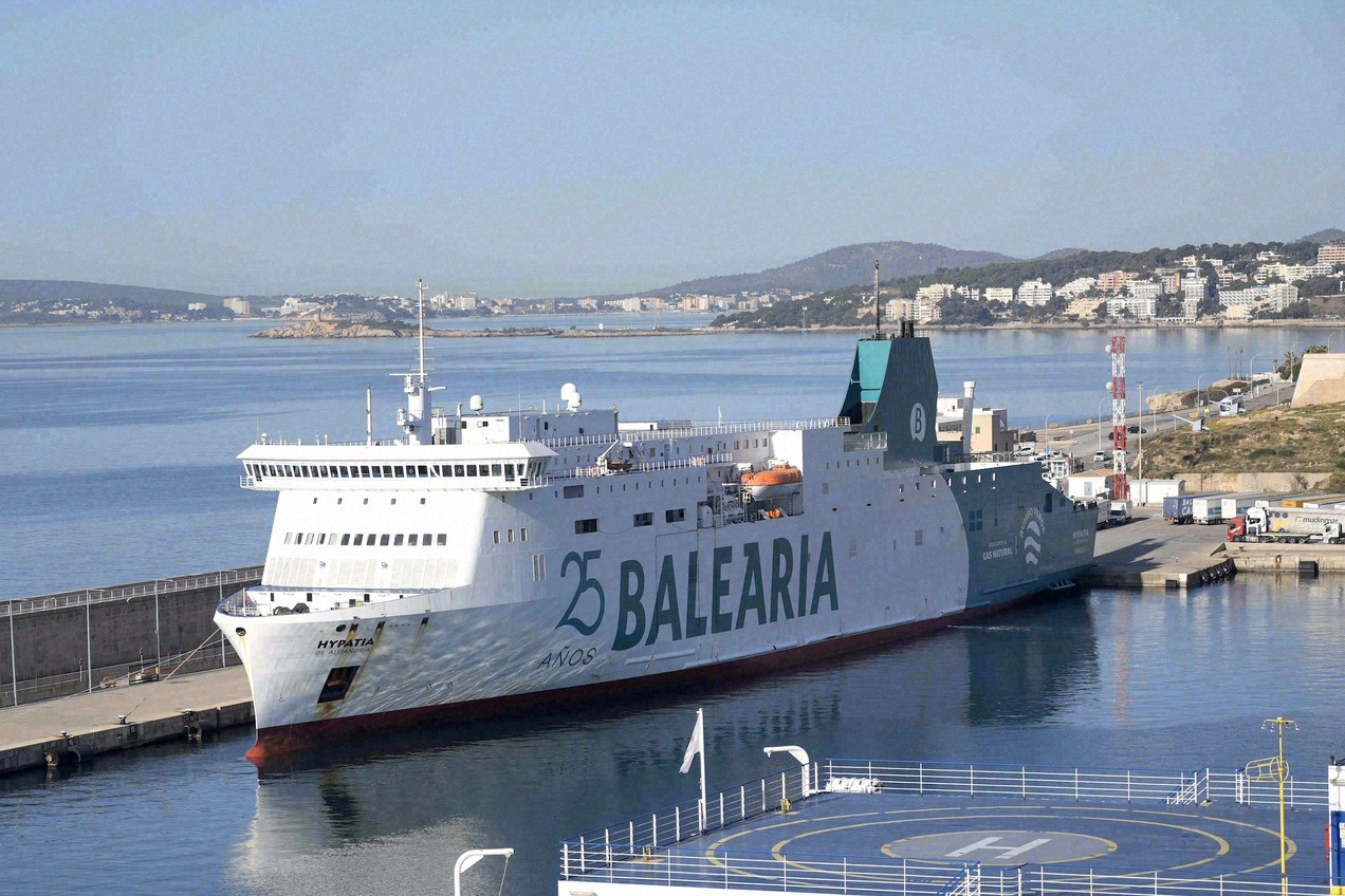 Baleària ferry Hypatia in Palma de Mallorca harbour