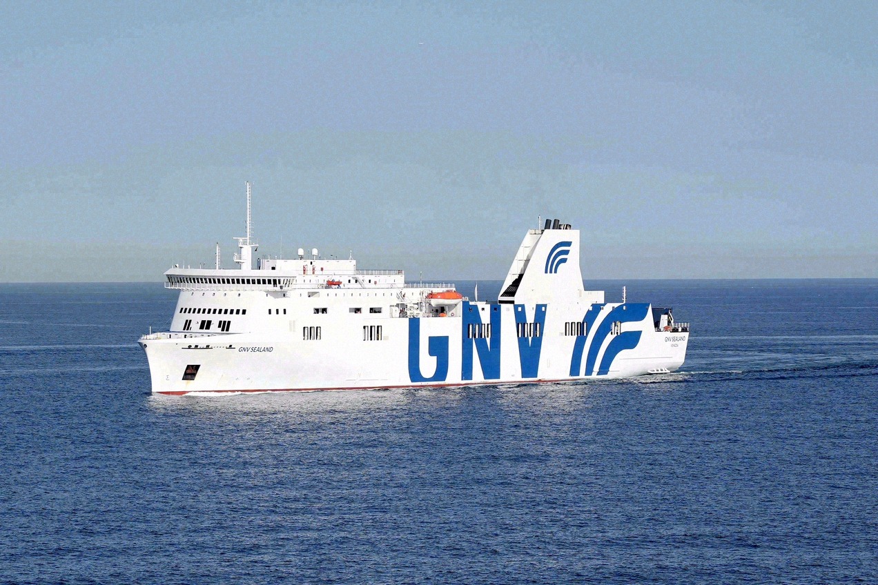 The GNV ferry 'GNV Sealand' on the Barcelona-Palma route