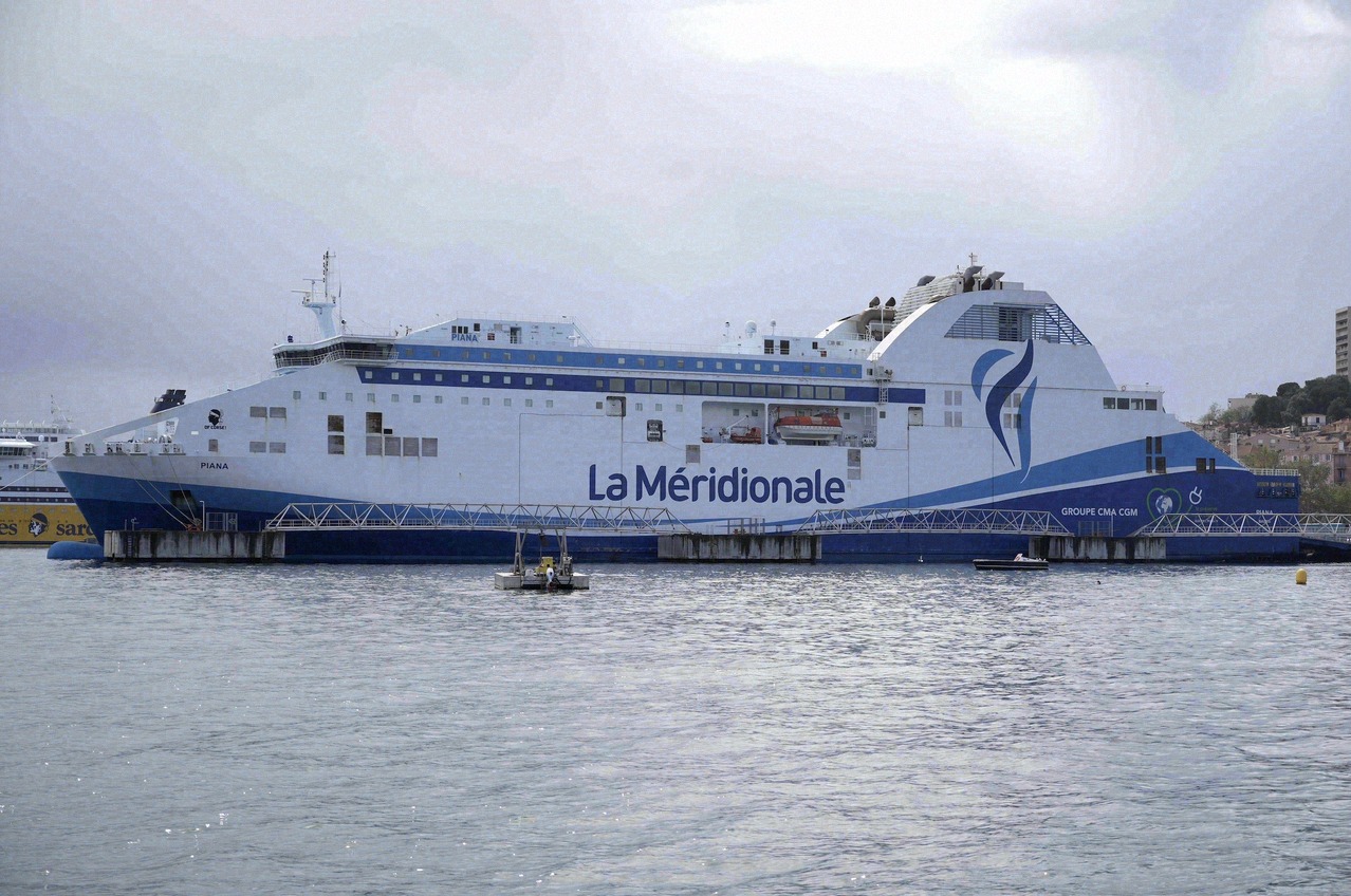 La Meridionale ferry 'Piana' in Marseille harbour