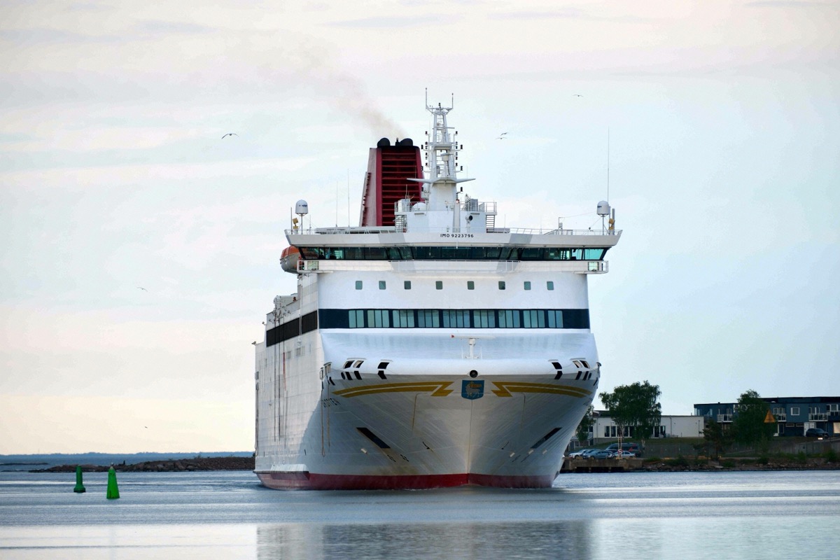 A Stena Line ferry on the Rostock to Trelleborg route