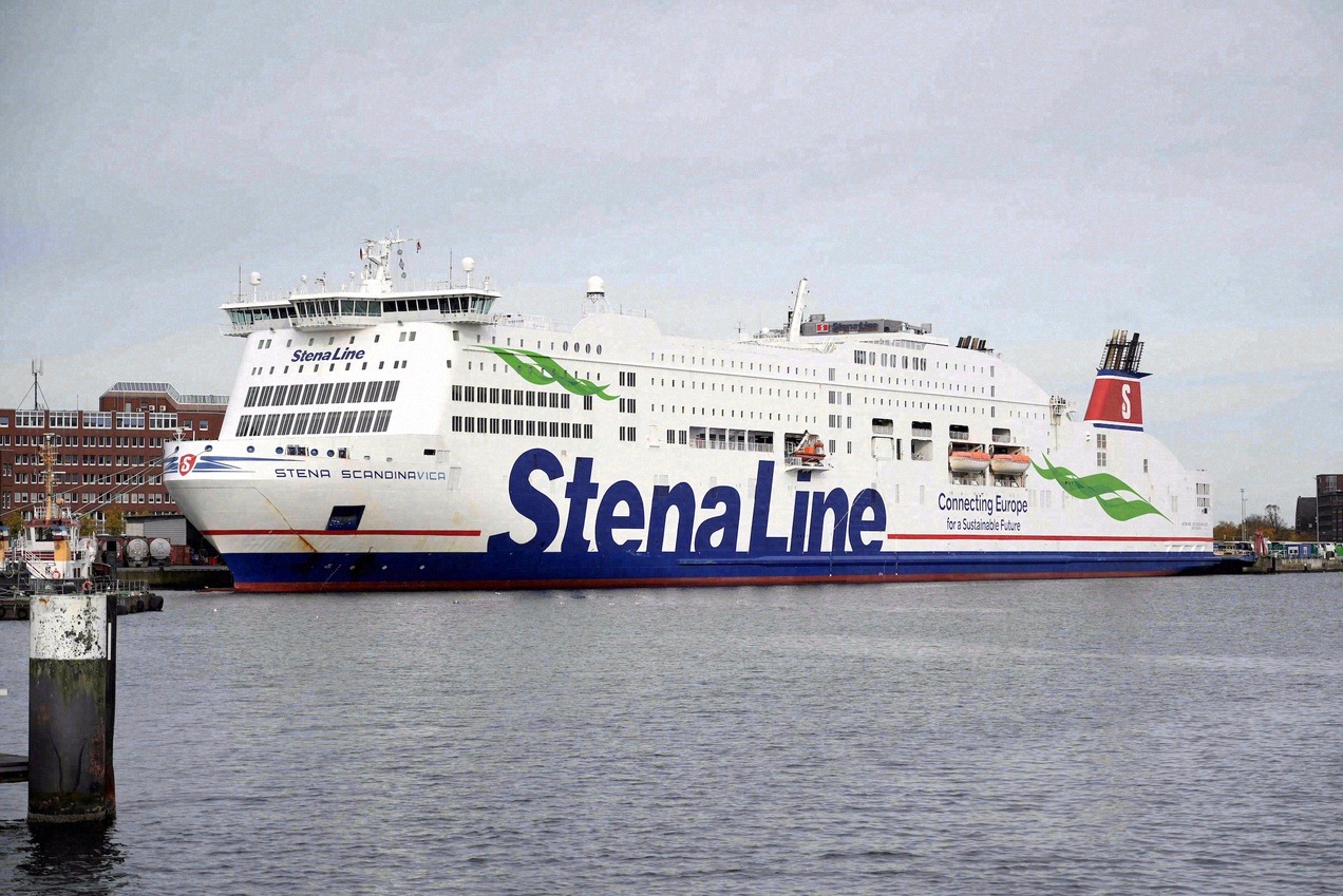 Stena Line ferry 'Stena Scandinavica' in Kiel harbour