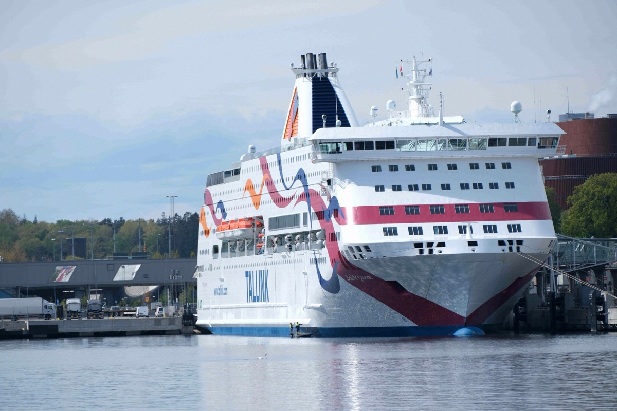 A Tallink Silja Line ferry on the Tallinn to Stockholm route