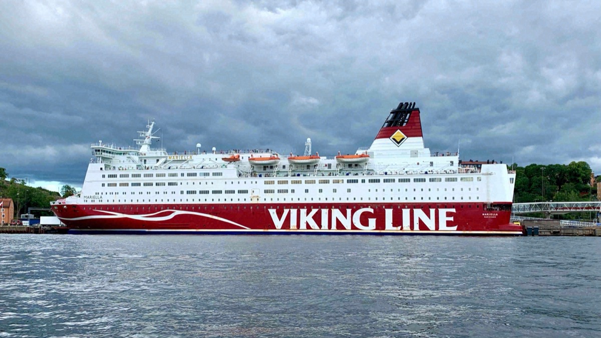 Fähre der Viking Line auf der Verbindung Stockholm nach Helsinki