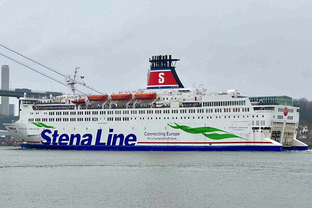 Stena Line ferry 'Stena Danica' at the terminal in Gothenburg