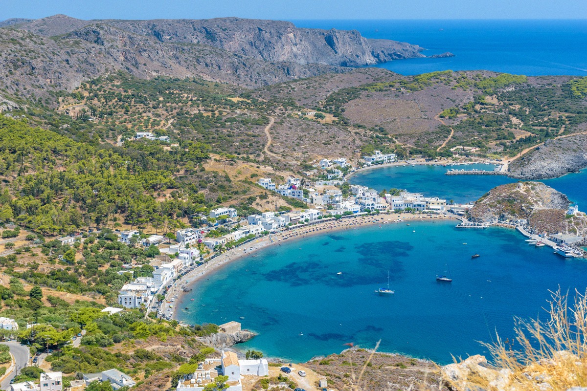 Bucht von Kapsali auf Kythira