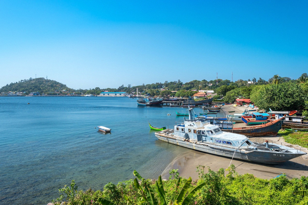 Fischerhafen von Sabang auf der Insel Weh vor Sumatra
