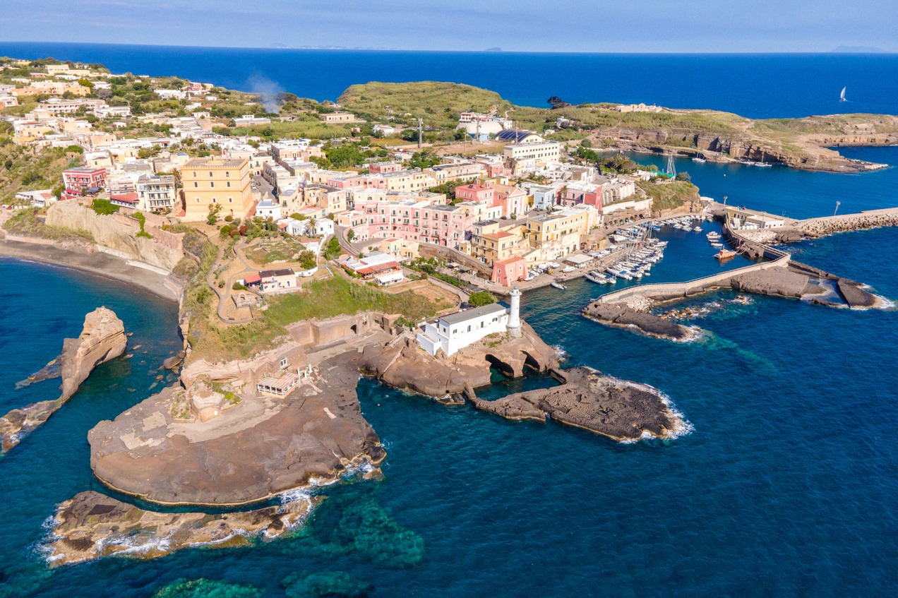 Insel Ventotene vor der Küste Latiums