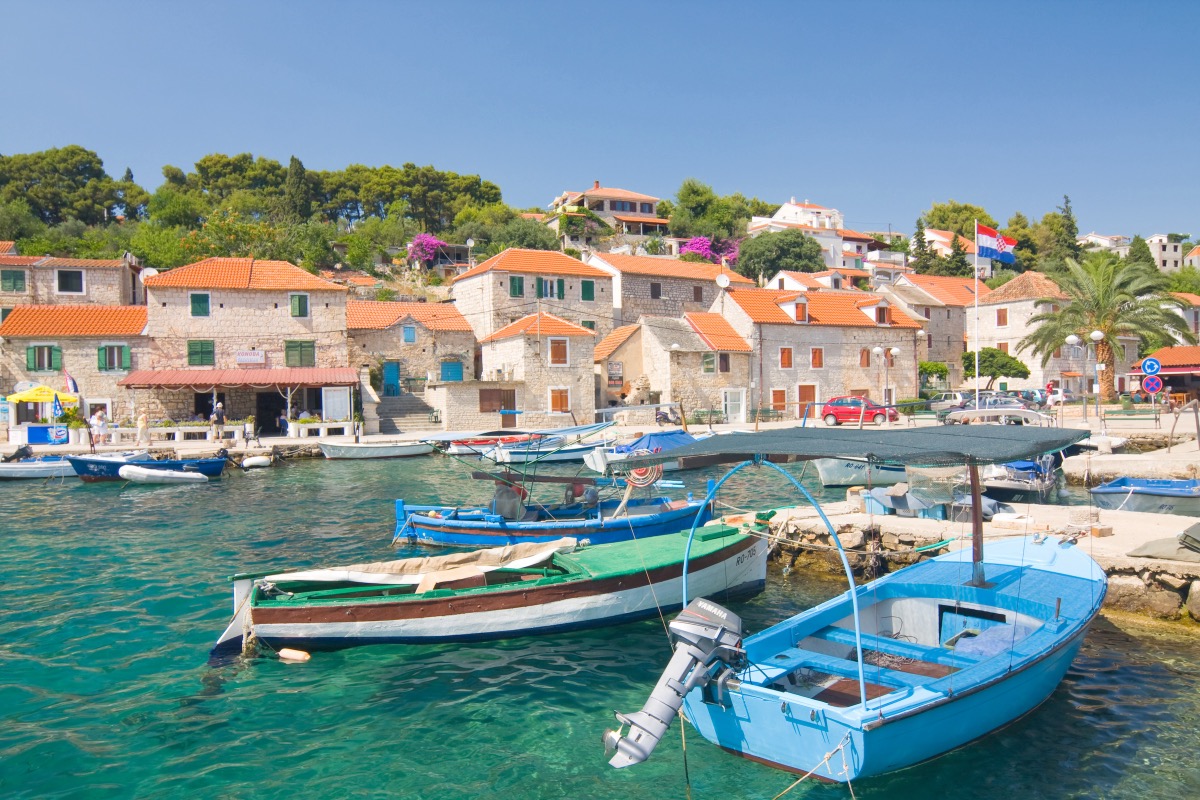 Fishing village of Maslinica on the Croatian island of Šolta