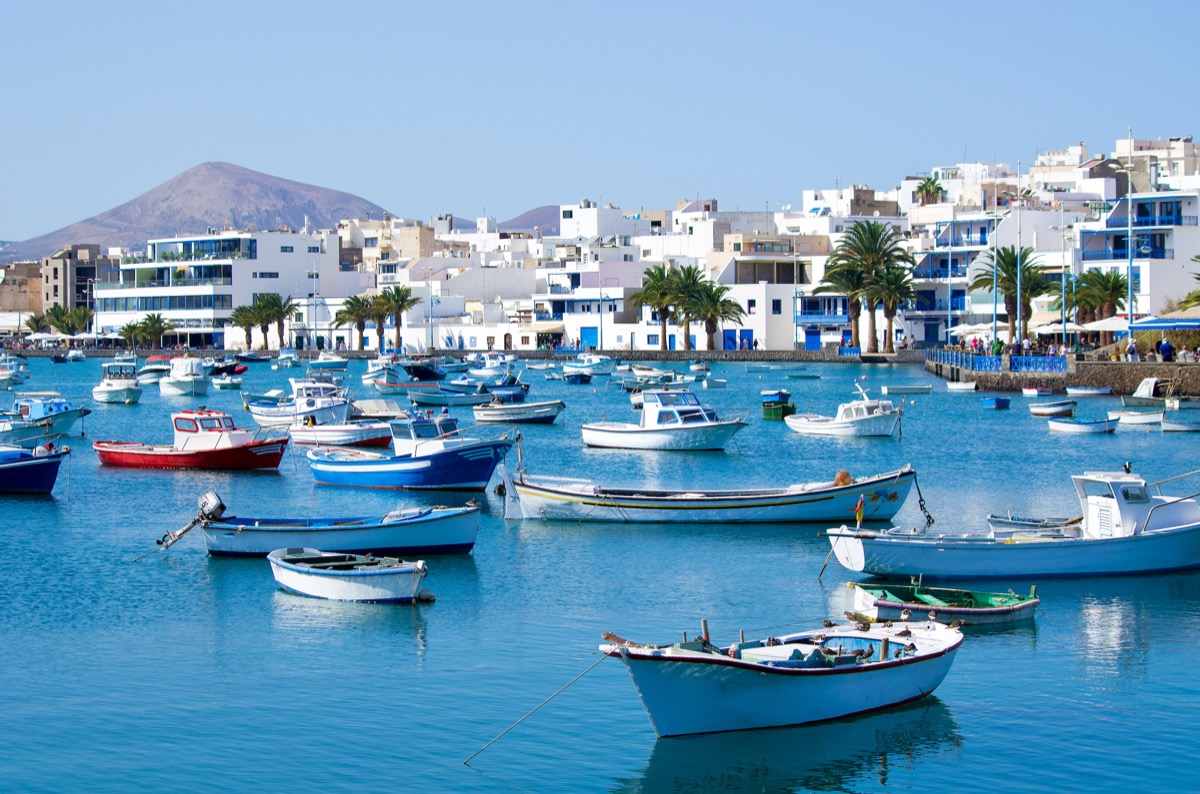 View over the Charco de San Ginés in Arrecife, the capital of Lanzarote