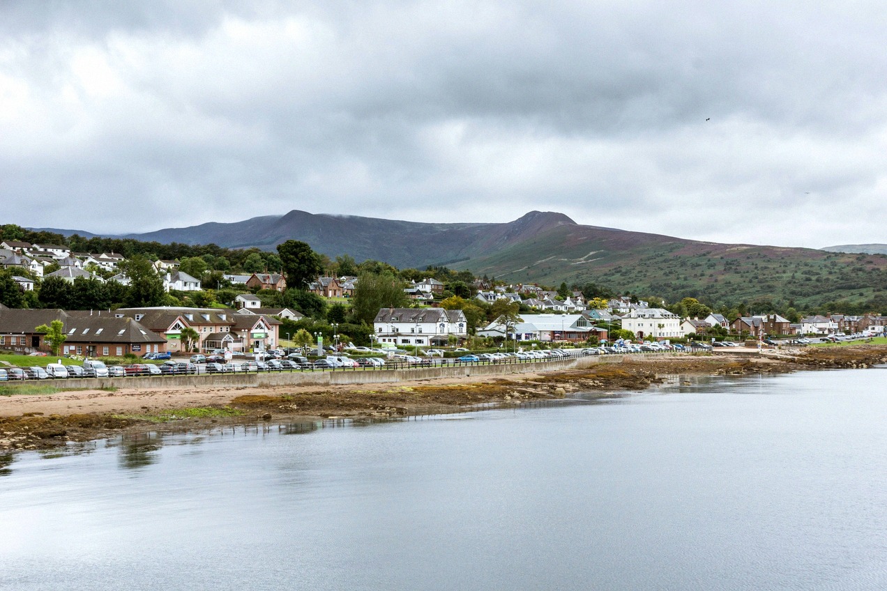 View of Brodick on the Isle of Arran