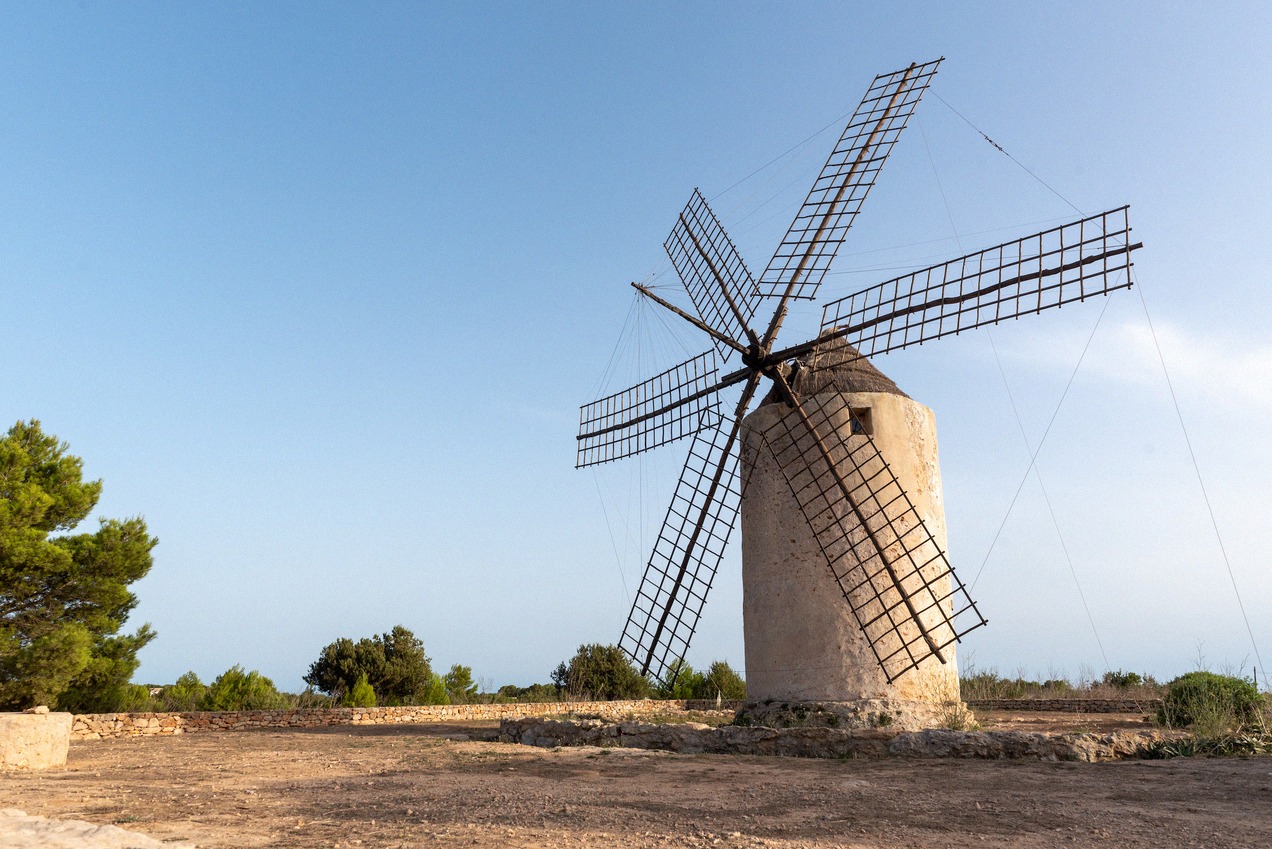 Windmühle Molí de la Mola auf Formentera