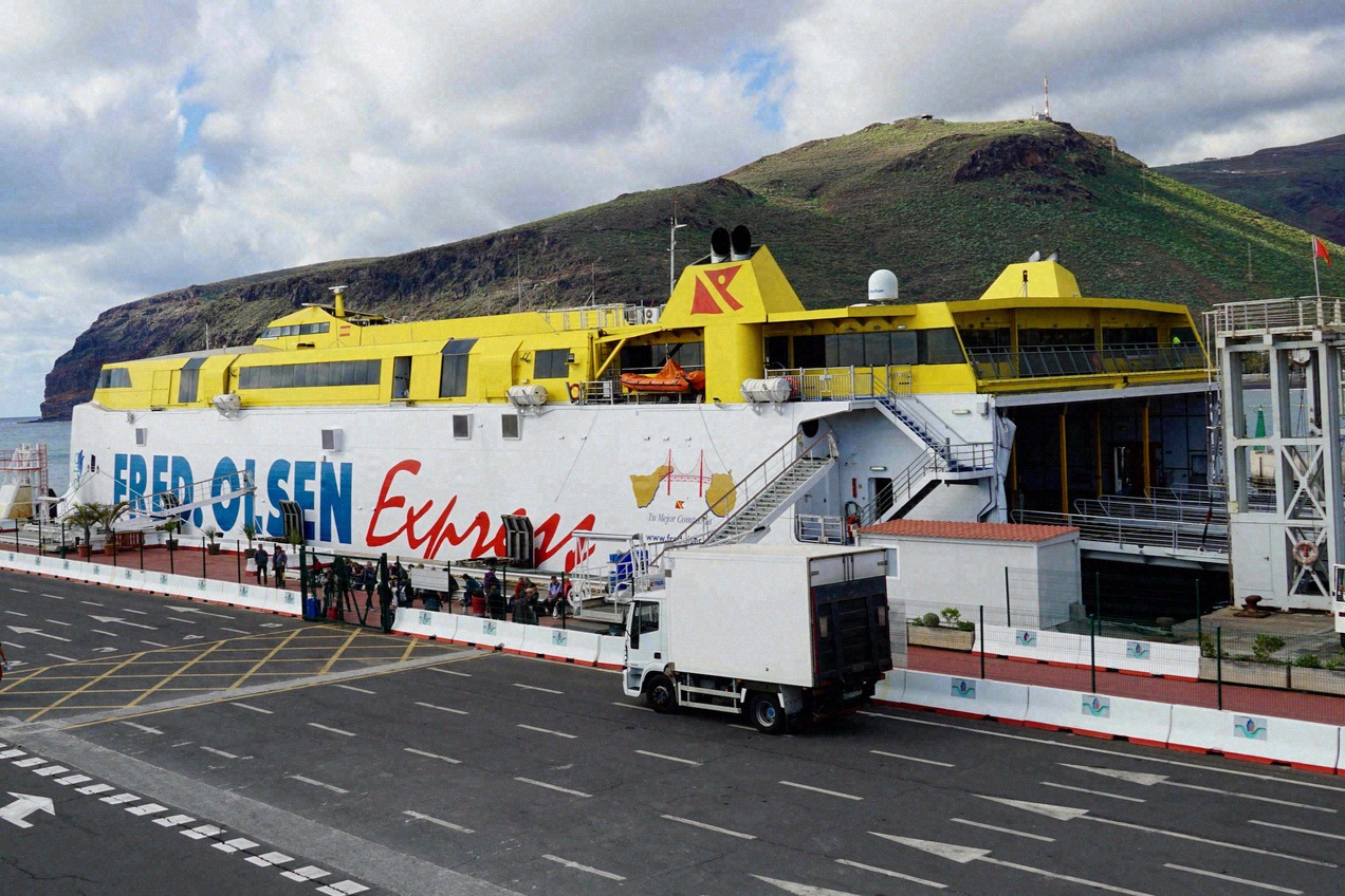 Fred-Olsen-Express-Schnellfähre auf den Kanarischen Inseln