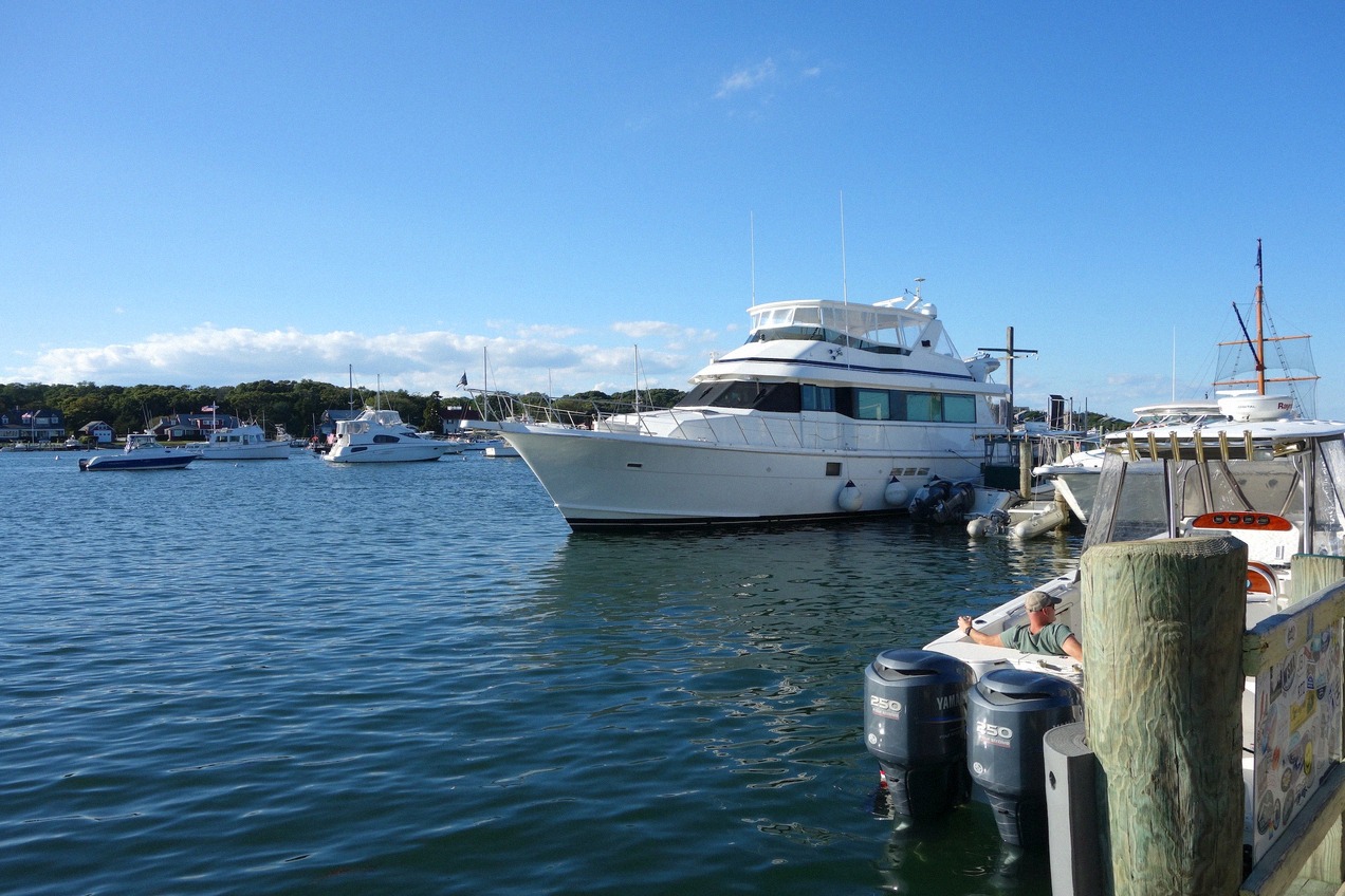 The marina at Oak Bluffs on Martha's Vineyard